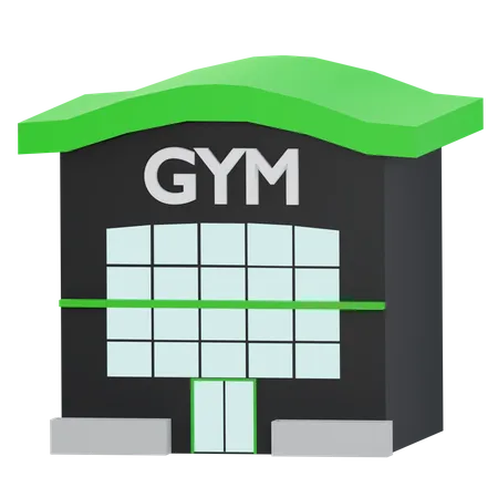 Edificio de gimnasio  3D Icon