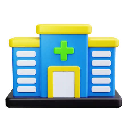 Edifício Hospitalar  3D Icon