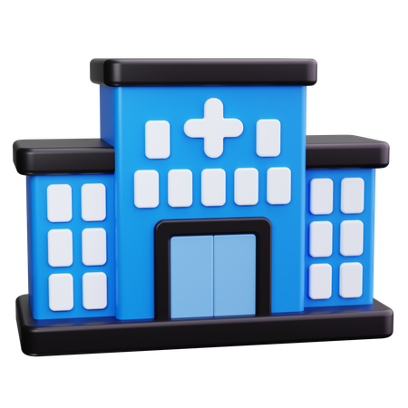 Edifício Hospitalar  3D Icon