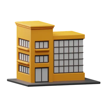 Edifício Hospitalar  3D Icon