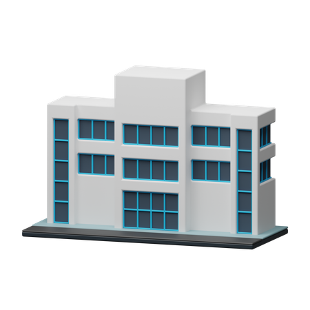 Edificio hospitalario  3D Icon