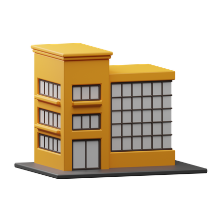 Edificio hospitalario  3D Icon