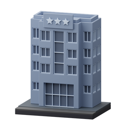 Edifício do hotel  3D Icon