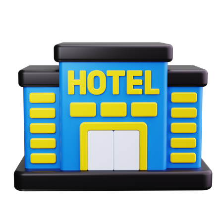 Edifício do hotel  3D Icon