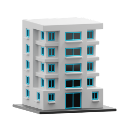 Edifício do hotel  3D Icon