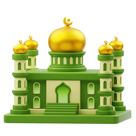 Mezquita Edificio Ramadán  3D Icon