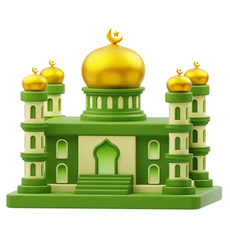 Mezquita Edificio Ramadán  3D Icon