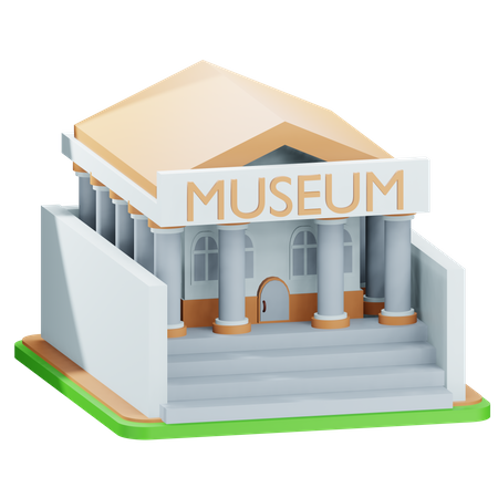 Edificio del museo  3D Icon