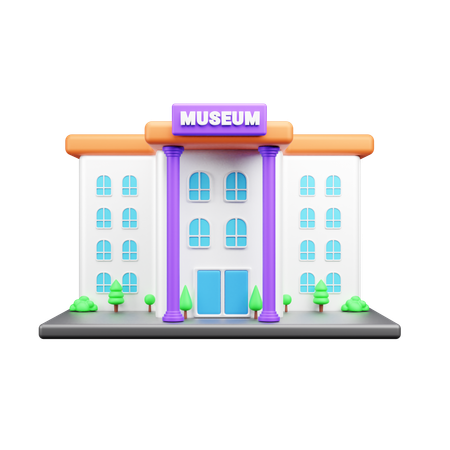 Edifício do museu  3D Icon