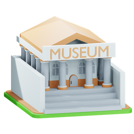 Edifício do museu  3D Icon