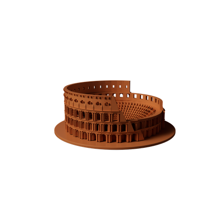 Edifício histórico  3D Icon