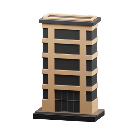 Edificio rascacielos  3D Icon