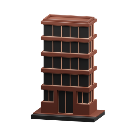 Edificio rascacielos  3D Icon