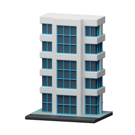 Edificio rascacielos  3D Icon