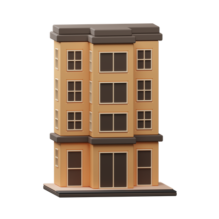 Edificio rascacielos  3D Icon