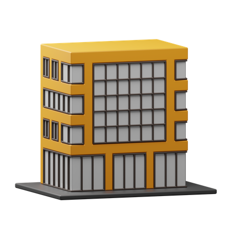 Edificio rascacielos  3D Icon