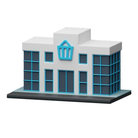 Edificio de tienda  3D Icon