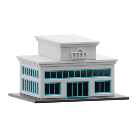 Edificio de tienda  3D Icon