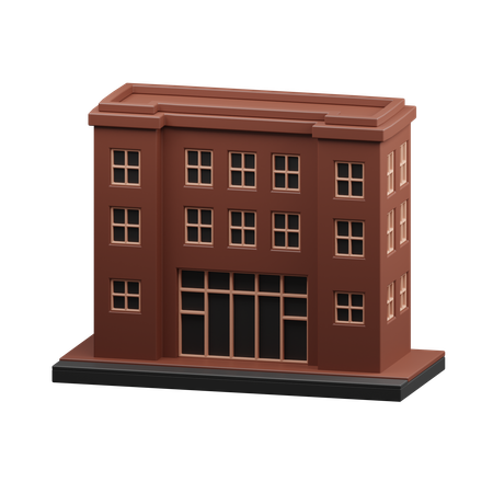 Edificio universitario  3D Icon