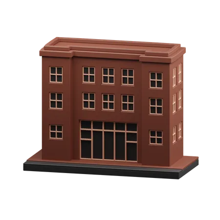 Edificio universitario  3D Icon