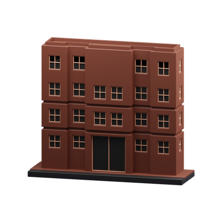 Edificio universitario  3D Icon