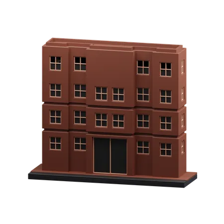 Edificio universitario  3D Icon