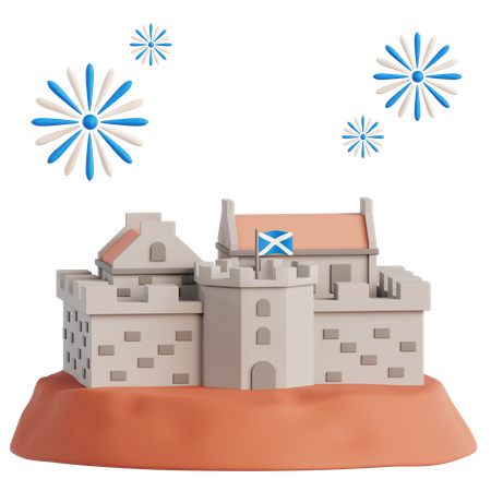 Edinburgh Castle  3D Icon
