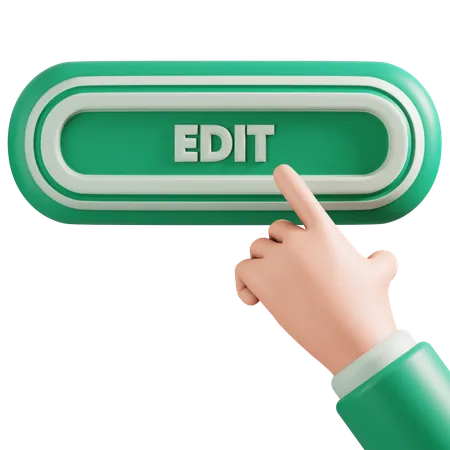 Edit button  3D Icon