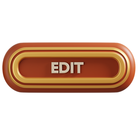 Edit button  3D Icon