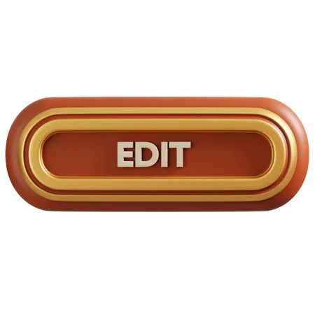 Edit button  3D Icon