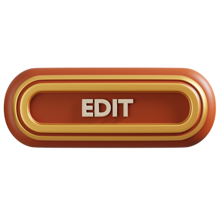Edit button  3D Icon