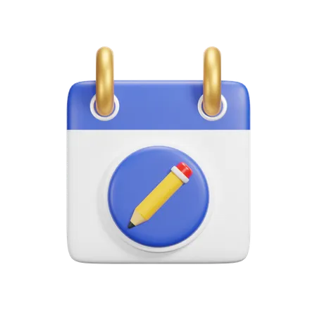 カレンダーを編集  3D Icon