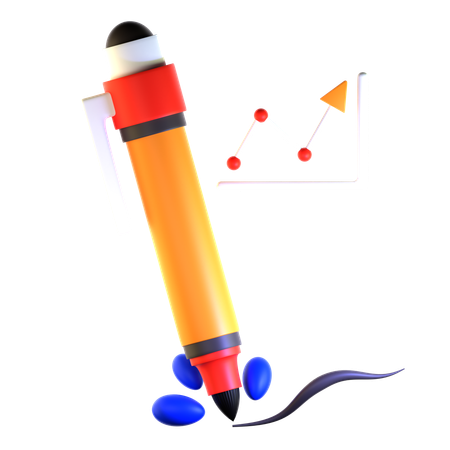 Edit Chart  3D Icon