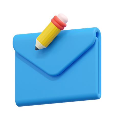 Edit email  3D Icon