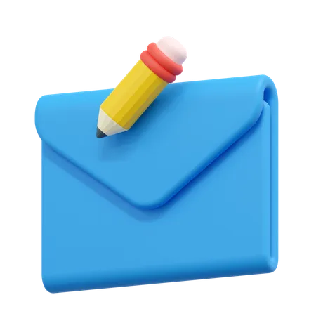 Edit email  3D Icon