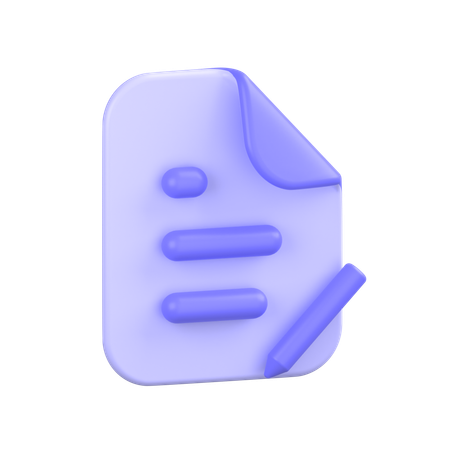 Edit File  3D Icon