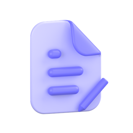 Edit File  3D Icon