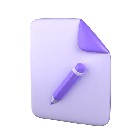 Edit File  3D Icon