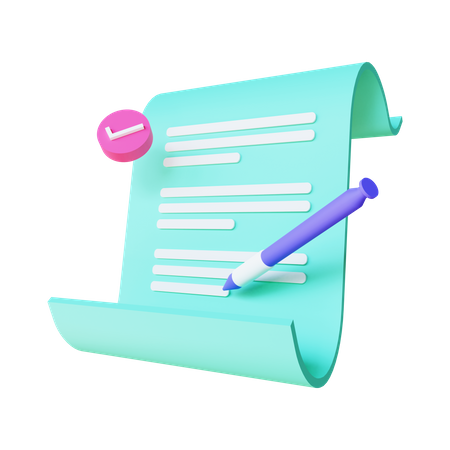 Edit List  3D Icon