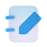 3d edit note logo