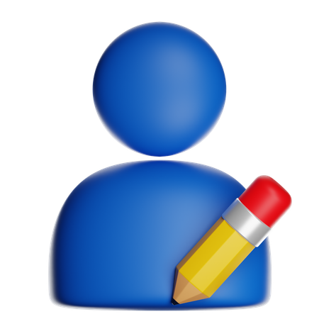 Edit profile  3D Icon
