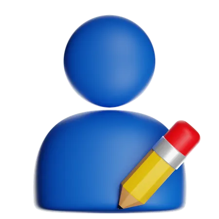 Edit profile  3D Icon