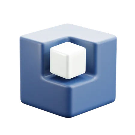 Edit Square Cube  3D Icon