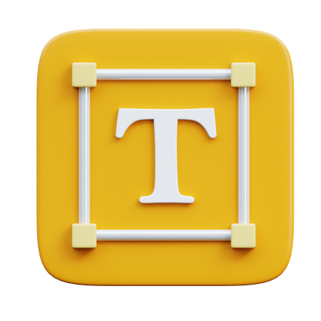 Edit Text  3D Icon