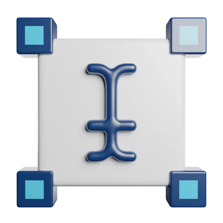 Edit Text  3D Icon