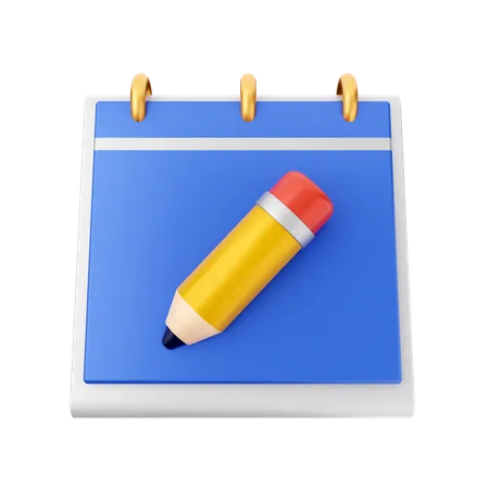 Editar calendario  3D Icon