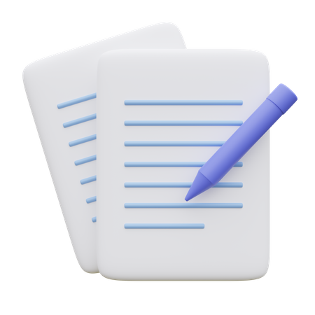 Editar documento  3D Icon