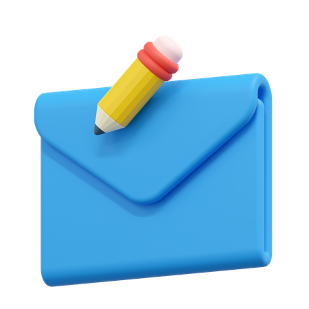 Editar e-mail  3D Icon