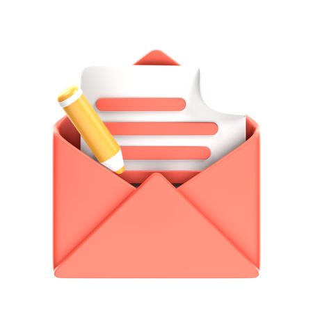 Editar e-mail  3D Icon