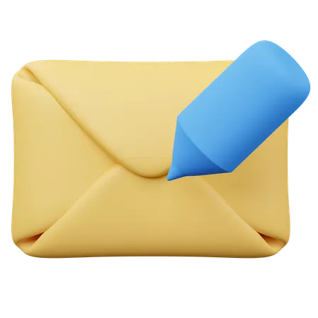 Editar e-mail  3D Icon